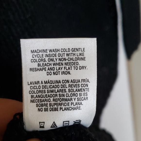 NWT Metaphor Black Sequined Sweater - Picture 5 of 6